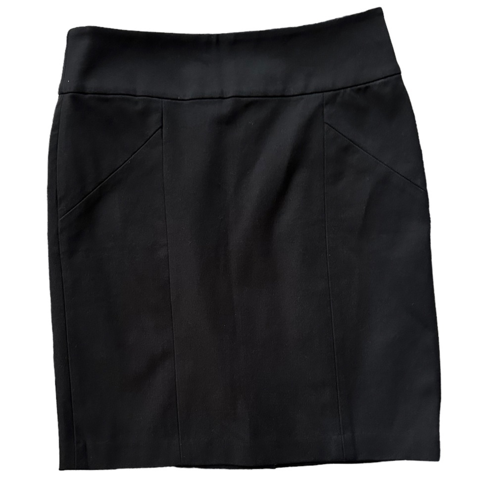 Banana Republic Black Pencil Skirt Size: 4 New!‎